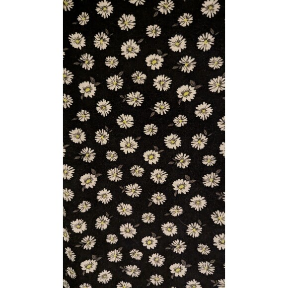 No Boundaries NoBo high slit Daisy black maxi‎ skirt Juniors size M Wrap Waist - Picture 2 of 6